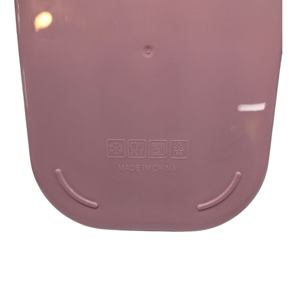 Bento Box Leak Proof Lunch Container Pink Green w/ Lid Fork Spoon 4 Compartment - Picture 15 of 15